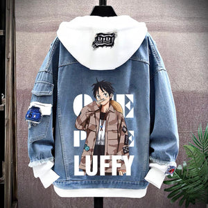 One Piece Street Fashion Style Back Graphic Jacket