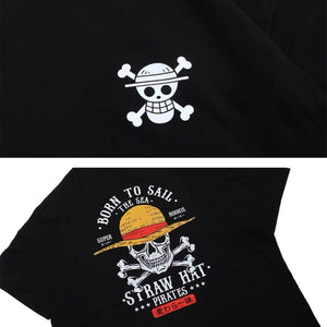One Piece Straw Hat logo Graphic T-Shirt