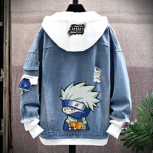 Naruto Shippuden Street Fashion Style Back Graphic Jacket