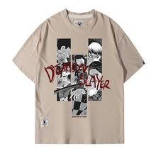 Load image into Gallery viewer, Demon Slayer Black and White Tone T-shirt
