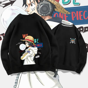 One Piece Cool Luffy Back Graphic Sweatshirt