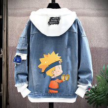 Load image into Gallery viewer, Naruto Shippuden Street Fashion Style Back Graphic Jacket
