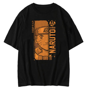Naruto Shippuden Half Face Retro T-shirt