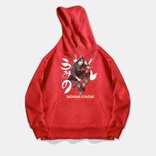 Load image into Gallery viewer, Itachi Uchiha Holding Sword Graphic Hoodie
