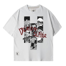 Load image into Gallery viewer, Demon Slayer Black and White Tone T-shirt
