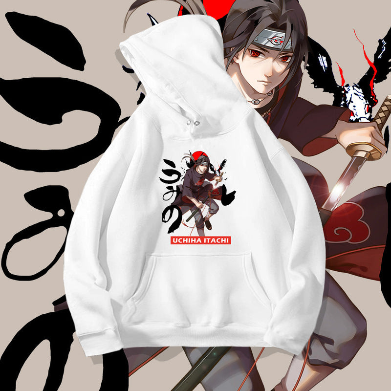 Itachi Uchiha Holding Sword Graphic Hoodie