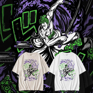 One Piece Zoro in Wano Country Printing T-shirt